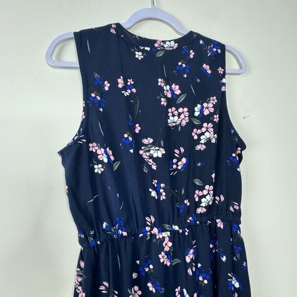 41 Hawthorn Claira Tie Waist Dress - Navy Blue NWT Size Small - Picture 6 of 8